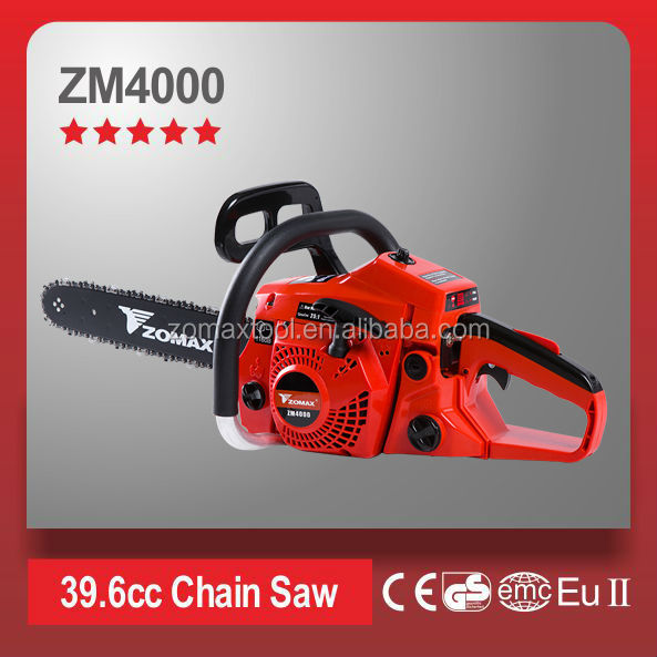 Zomax 2 stroke engine 39cc chainsaw zeb nrog 14 nti bar