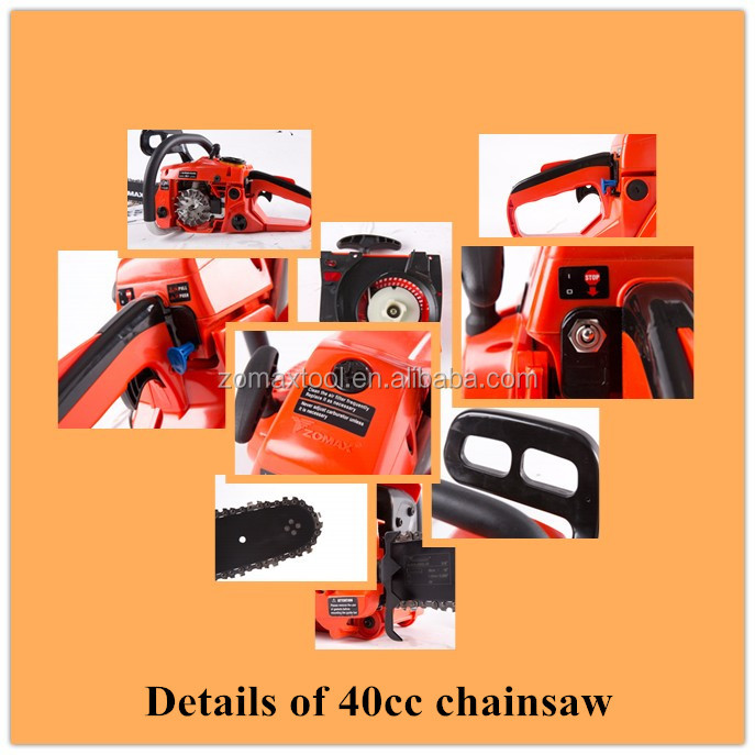 40cc Chain saw - gasoline chain saw / walbro chain saw carburetor
