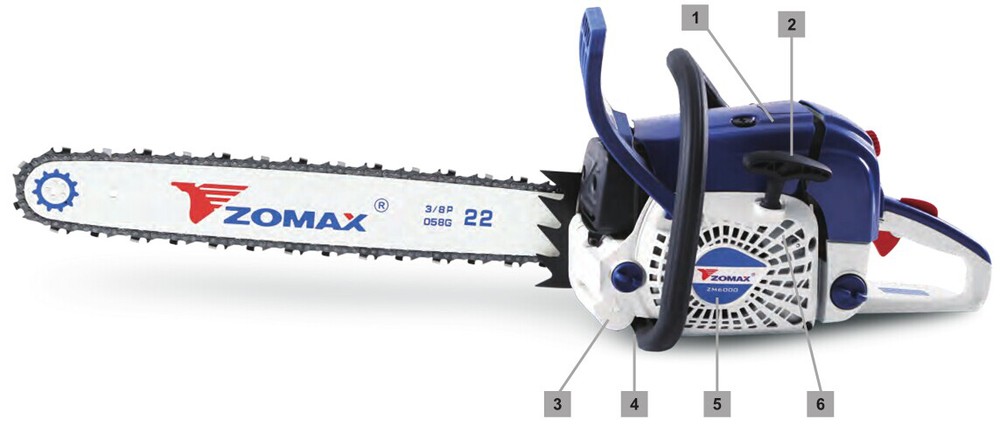 China supplier zomax prokraft chainsaw