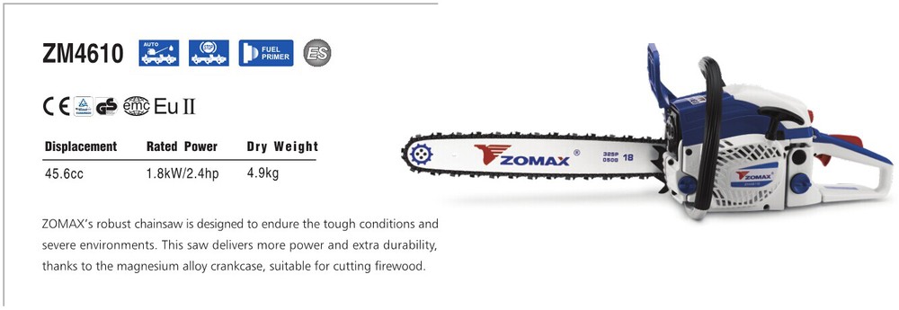 46cc chain saw - Gasoline 2-stroke chain saws with power engine