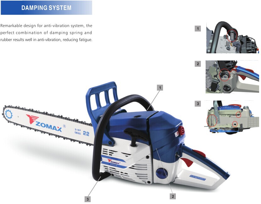 Chain saws - 65cc 59cc 73.5cc industrial petrol chainsaw