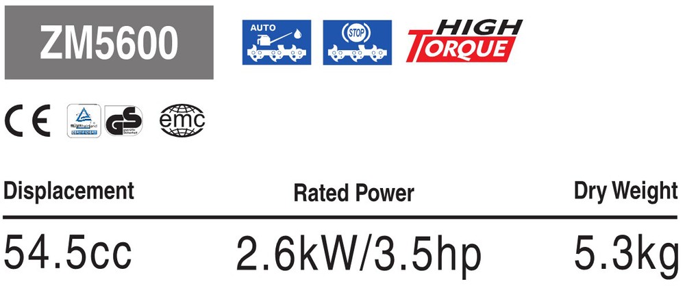 hot-selling ZOMAX ZM5600 chain saw german fine china brands